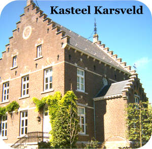 Kasteel Karsveld, de naam gaat terug op de familie van Carsvoirt eind 13e eeuw, die het in bruikleen had van het Sint Servaaskapittel in Maastricht, die het op hun beurt weer van de Duitse Keizer Conrad cadeau had gekregen.